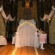 Прокат свадебных арок, свадебное оформление зала, флористика Киев фото