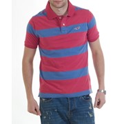 Футболка мужская, мужская футболка в красно-синюю полоску, Hollister, купить, Украина