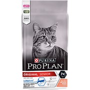 Pro Plan 1.5кг Original 7+ Сухой корм для пожилых кошек старше 7 лет Лосось фотография