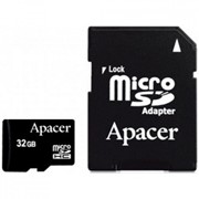 Карта памяти Apacer microSDHC Class4 32GB w/ 1 Adapter RP (AP32GMCSH4-R) фотография