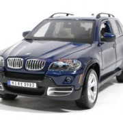 Масштабные модели автомобилей, Автомодель BMW X5 синий в масштабе 1:18