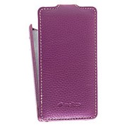 Кожаный чехол для Sony Xperia Sola / MT27i Melkco Premium Leather Case - Jacka Type (Purple LC) фото
