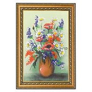 Натюрморт “Полевые цветы“ багет 24х34 см фото