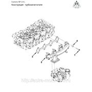 Выпускной коллектор двигателя Cummins ISF 2.8 4980720 4988653