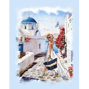 Набор для вышивания бисером “Греческие каникулы“ ВБ1042 фото