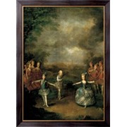 Картина Изображение пантомимы балета “Триумф любви“, Викерт, Иоганн Георг фотография