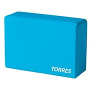 Блок для йоги TORRES арт.YL8005, размер 8x15x23 см, материал ЭВА, голубой фотография