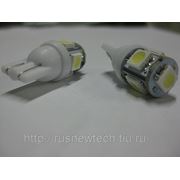 Светодиод LED T10-5050-5SMD белый фото