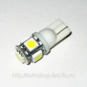 Лампа T10 - W5W - 5 SMD 5050 фото