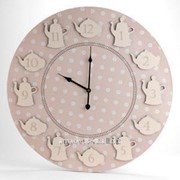 Часы Время чая большие фото