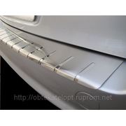 Накладка с загибом на задний бампер Toyota AURIS 5D (2007-) фото