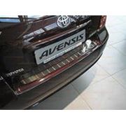 Накладка на задний бампер Toyota AVENSIS III 4D фото