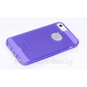 Силиконовый чехол накладка для iPhone 5 HOCO фиолетовый фотография
