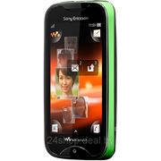 Мобильный телефон Sony Ericsson Mix Walkman WT13i Black with green фотография