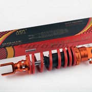 Амортизатор GY6, DIO, TACT 270mm, тюнинговый, с подкачкой NDT оранжево-красный фото