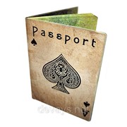 Стильная обложка на паспорт Пиковый Туз фотография