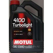 Моторное масло MOTUL 4100 Turbolight 10W-40, 4 литра фото