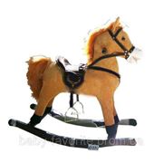 Игр Качалка MP 0650 (6шт) лошадка, муз, на бат-ке, 74-31-57см (шт.) фотография