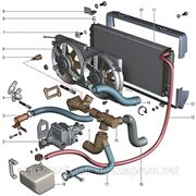 Система охлаждения-радиатор, помпа, термостат на все иномарки. фото