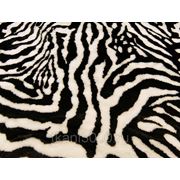 Мех искусственный зебра фотография