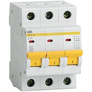 Выключатель автоматический модульный IEK Выключатель автоматический ВА47-29 3Р 6А 4,5кА х-ка D