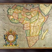 Картина Карта Африки, 1633г., Меркатор, Герард фото