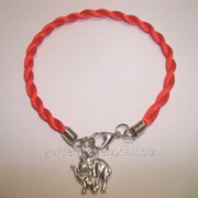 Красная нить с оберегом Слоник 170331426 фото