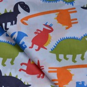 Декоративная ткань "Dragons" от интернет-магазина "Kreska"