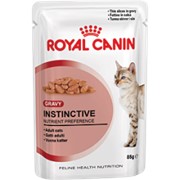 Instinctive (в соусе) Royal Canin корм для взрослых кошек, Старше 1 года, Пакет, 12 x 0,085кг фото