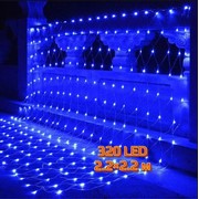 Светодиодная гирлянда Сетка 320 LED, 2.2х2.2 м фото