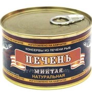 Печень минтая натуральная ООО "Северпродукт", 220 г, 58 рубля
