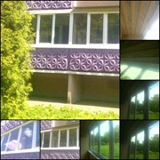 Установка балконных крыш и обшивка балконов фото
