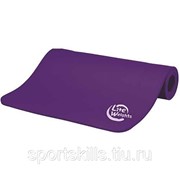 Коврик для йоги и фитнеса LiteWeights 180*61*1см 5420LW, фиолетовый