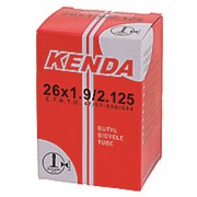 Камера для велосипеда KENDA 26“х1.75-2.125 (47/57-559), ниппель спортивный длинный 48 мм с резьбой фото