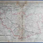 Карта Волынской губернии. фотография