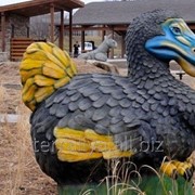Скульптура из бетона Птица фото