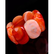 019350 Браслет Сердолик 20 см. фото