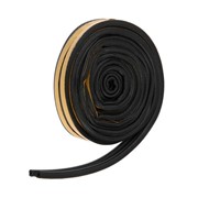 Уплотнитель самоклеящийся PRAKTISCHE 9х5,5 мм Р- 6 м, цвет черный фото