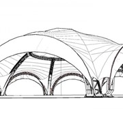 Проектирование тентовых конструкций. фото