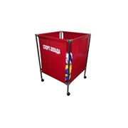 Тележка для спортивного инвентаря и мячей Ellada на колесиках, до 70 мячей М222 фото