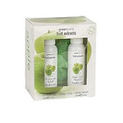 GreenLand Наборгель для душа, лосьон для тела, мочалка, яблоко GreenLand - Fruit Extracts Small Gift Set Apple 1275-FX63 100 мл
