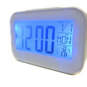 Часы будильник термометр календарь 2620 White par002214 фотография
