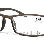 Очки для чтения SOS унисекс модель P 14057 Rubber Black фото