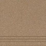 Ступени из керамогранита Техногресс 300*300*8 мм, коричневый, Шахтинский гранит