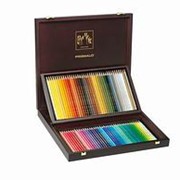 Набор цветных карандашей Carandache Prismalo Акварель, 80 цветов, 2.95 мм, деревянная подарочная коробка фото