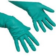 Резиновые перчатки Виледа многоцелевые зеленого цвета М фотография