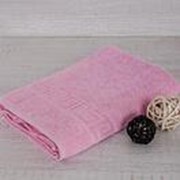 Махровое полотенце 70x140см, розовое фото