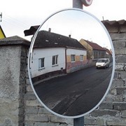 Сферическое зеркало безопасности фотография