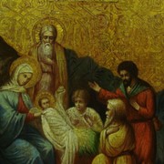 Икона “Рождество Христово“ фото