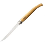 Нож филейный Opinel №15, нержавеющая сталь, рукоять из дерева бука фото